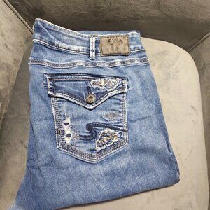 Womens Silver Jeans Size 22/33